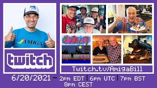 6/20/2021 Father's Day Stream! Amiga Train Theme & Vintage Audio with AmigaDad!