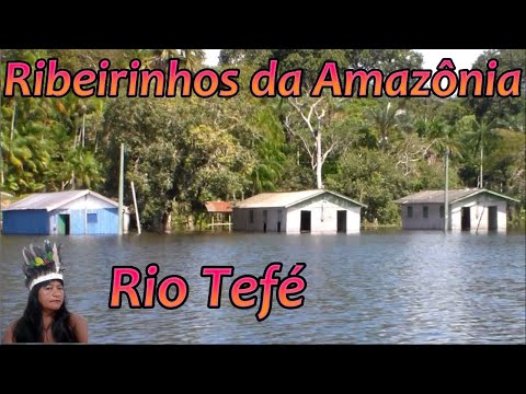 Rio Tefé na região da comunidade ribeirinha do Catuiri, município de Alvarães, estado do Amazonas.