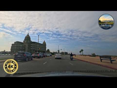 Rambla of Montevideo to Canelones Coastal Drive | Relaxing Driving Tour in Uruguay [4K 60 fps]