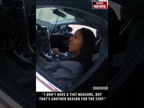 A black driver was pulled over for ‘really dark’ windows