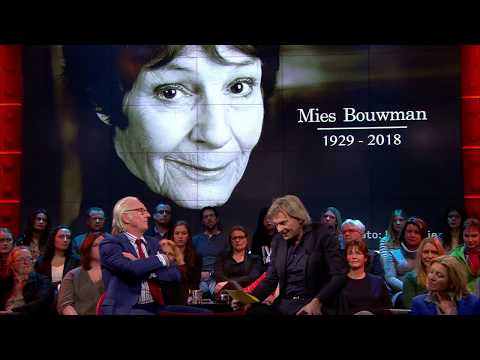 Matthijs vertelt dat Mies Bouwman is overleden