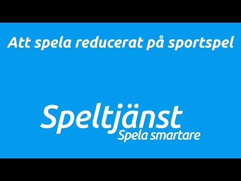 Att spela reducerat på Stryktipset och Europatipset