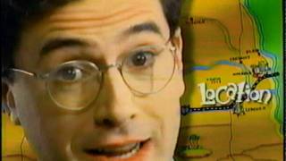 Stephen Colbert commercial (Before they were stars)