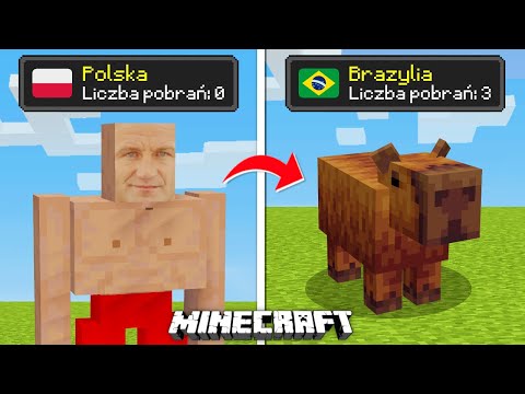 I downloaded MODS FROM EVERY COUNTRY in MINECRAFT...