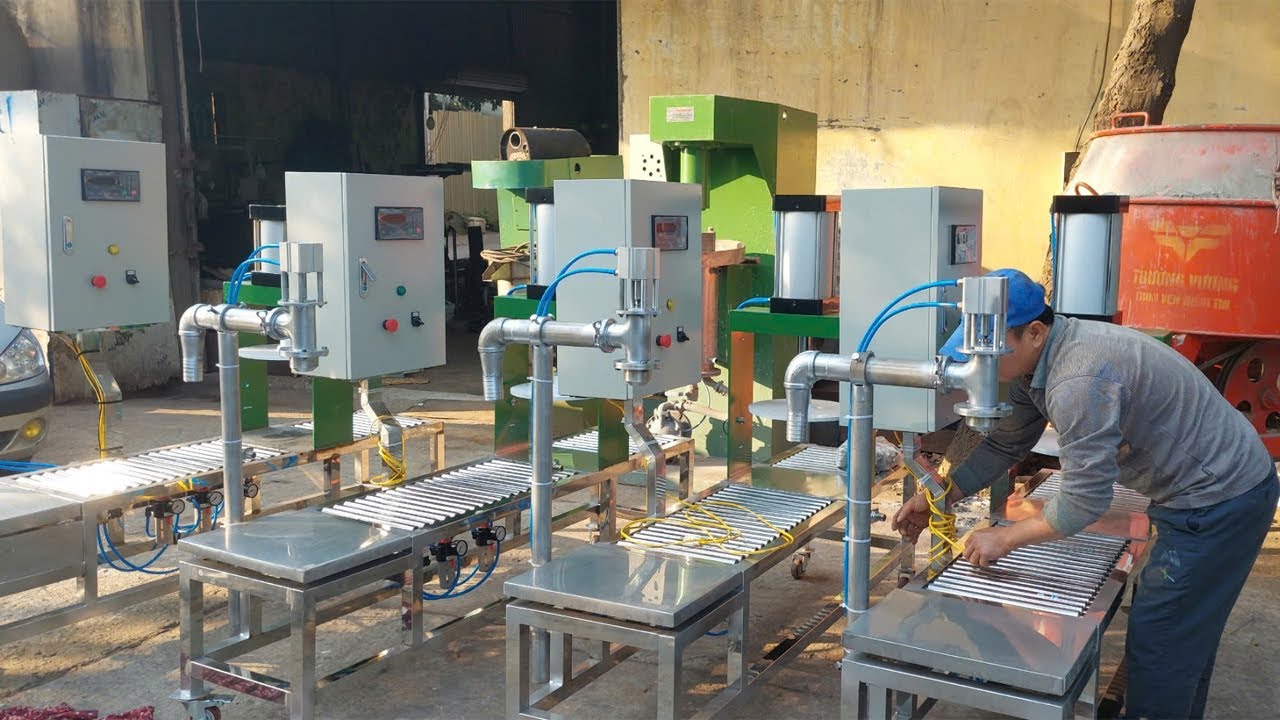 M&aacute;y chiết r&oacute;t định lượng sơn tự động