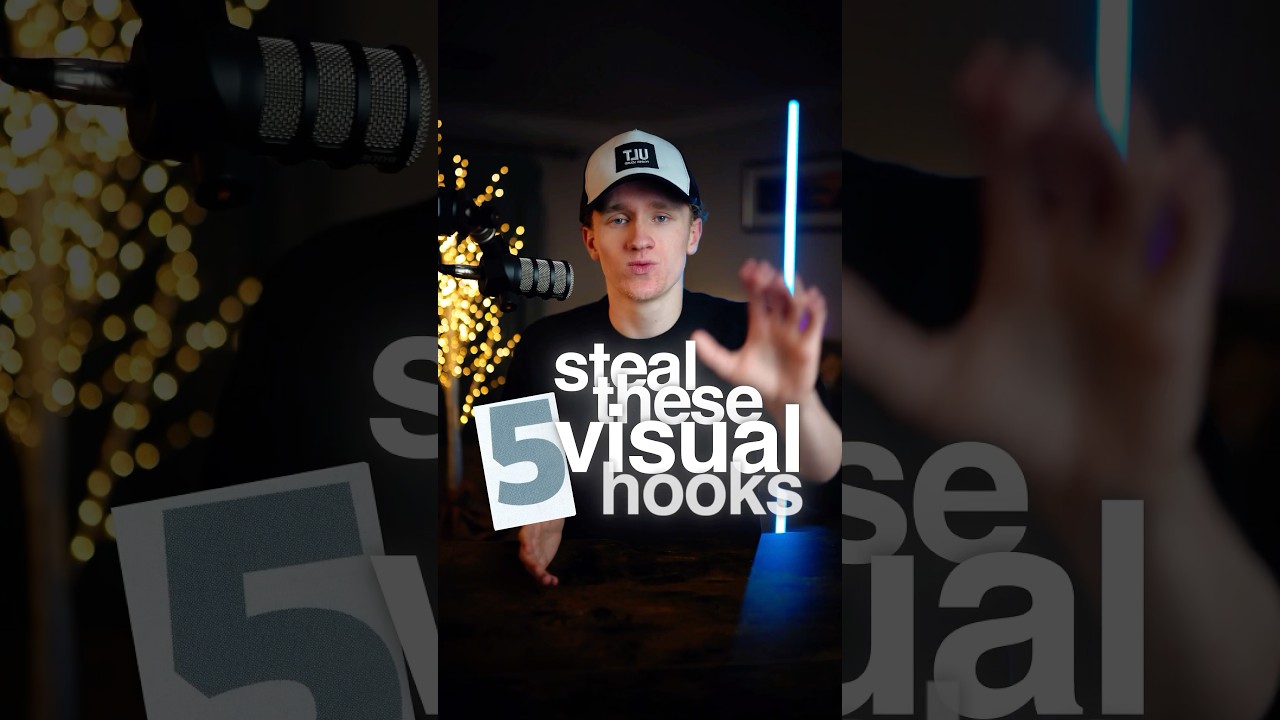 Steal these 5 visual hooks #contentstrategy #hook #socialmediamarketing #contentstrategy