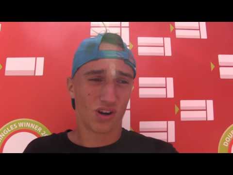 David Damian Brna po prohře v 1. kole kvalifikace STRABAG Challenger Open Trnava 2016