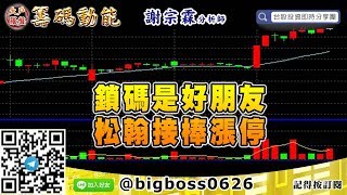 【大戶羅盤籌碼動能】 #謝宗霖0401，鎖碼是好朋友 松翰接棒漲停 (圖)