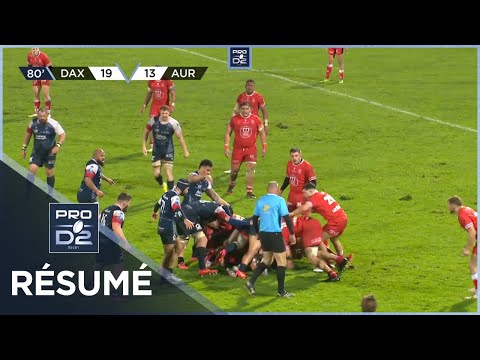 PRO D2 Saison 2023-2024 J21 - Résumé US Dax - Stade Aurillacois