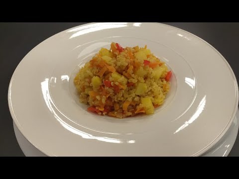 Rreze Dielli, 16 Janar 2019 - Të Gatuajmë me Znj. Vjollca P1 Bullgur me perime