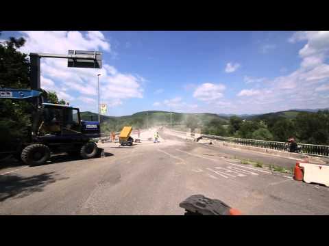 Podul peste Mureş din Şoimuş, mai 2015