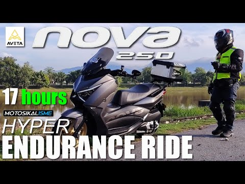 AVETA NOVA 250 HYPER ENDURANCE RIDE | FULL TANK CHALLENGE | 17 HOURS VS 1000 KM