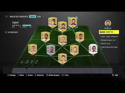 FIFA20 SBC / DCE LIGUE SERIE A TIM - CAGLIARI - SOLUTION PAS CHER