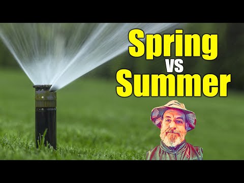 Lawn Watering Schedule - Spring vs Summer