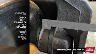 Combination Brake Lining Thickness Gauge Set - video thumbnail 4