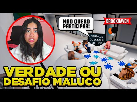 O VERDADE OU DESAFIO MAIS ENGRAÇADO DE BROOKHAVEN 