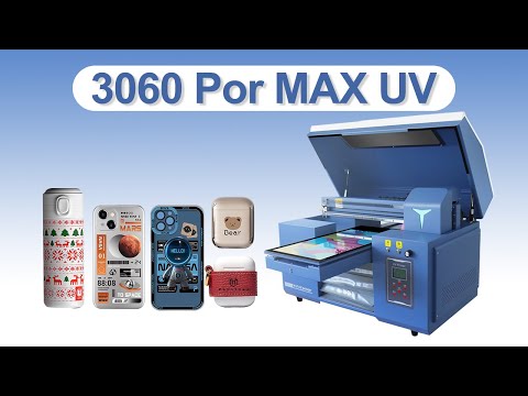 3060 uv printer inkjet flatbed uv led printing machine a3 varnish digital flatbed