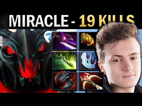 Shadow Fiend Dota Gameplay Miracle with 19 Kills and 1038 GPM