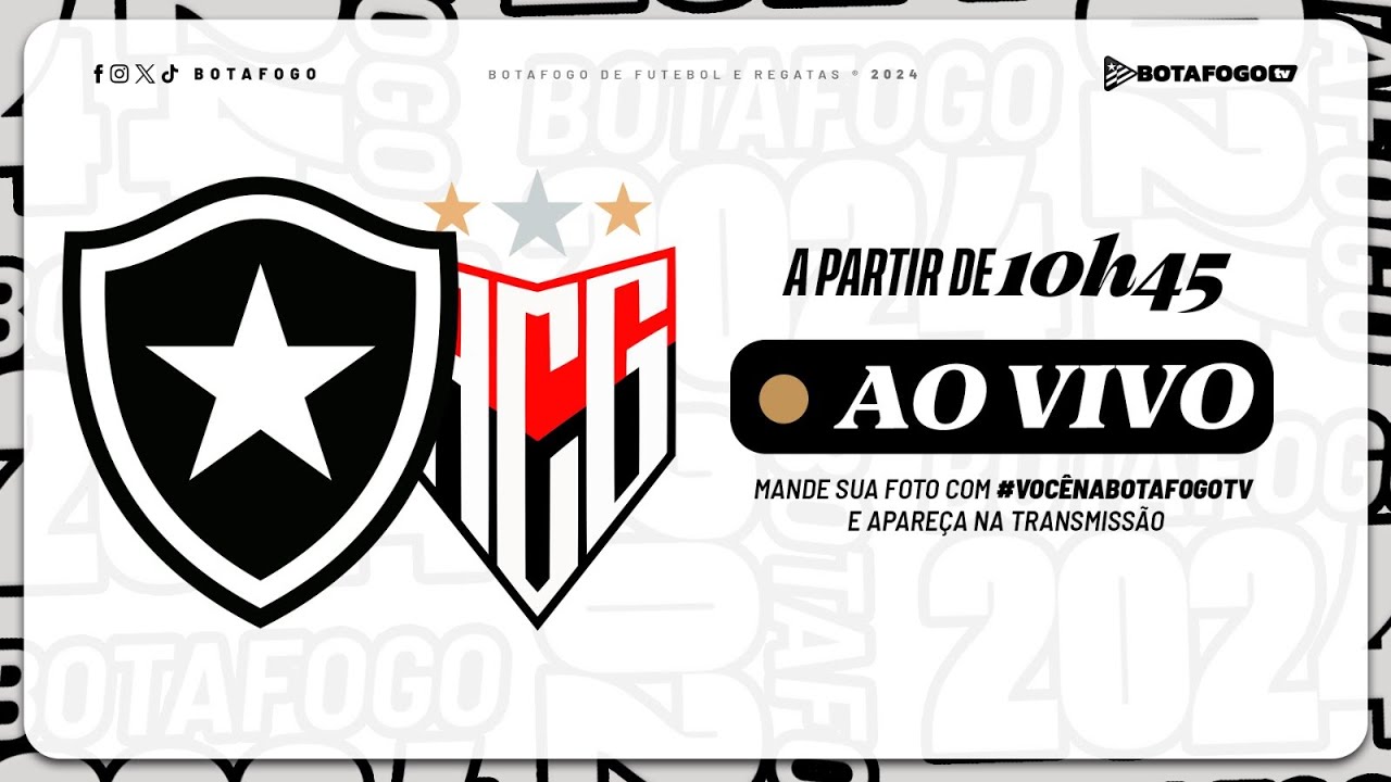 AO VIVO | Botafogo recebe o Atlético-GO no Nilton Santos pelo Campeonato Brasileiro Sub-17