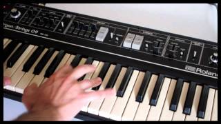 Video thumbnail for DEMO ROLAND RS09 - ORGAN / STRING - by PianoVintage