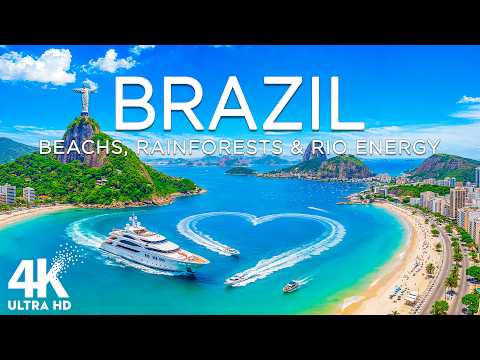 Brazil 4K Drone Footage | Rio de Janeiro, Christ the Redeemer & Atlantic Coastline UHD