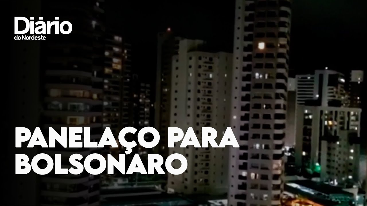 Imagem da notícia: Presidente Bolsonaro faz pronunciamento e é alvo de panelaços em diversos bairros de Fortaleza 