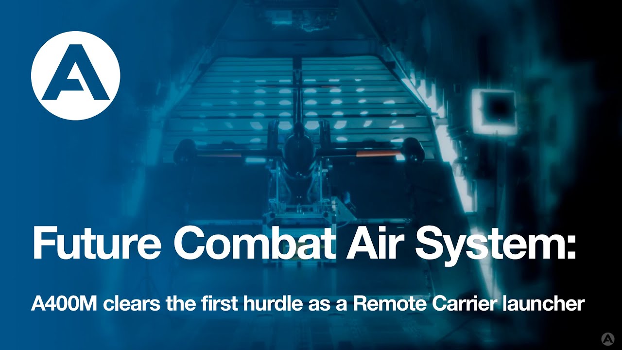 Airbus A400M Airlifter Launches Drone in Mid-Flight for the First Time ...