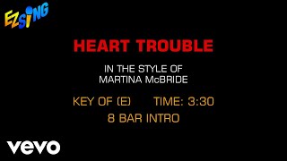 Martina McBride - Heart Trouble (Karaoke EZ Sing)