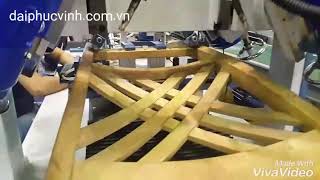 Máy khoan cấy ốc tựa ghế tự động Woodmaster