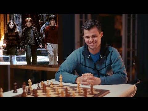 Does Magnus Carlsen Remember the Position in Harry Potter Movie?