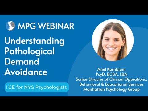 Understanding Pathological Demand Avoidance (PDA) Psych CE