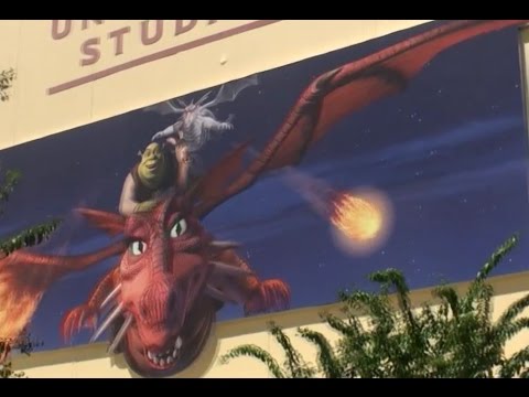 Outside of Shrek 4D at Universal Studios Orlando 2016 Attraction Tube HD