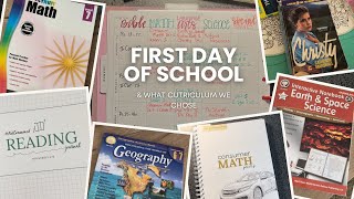 Our First Day Of School For 2024/2025 | What Curriculum We Chose For This Year | Homeschool Family