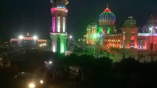 preview picture of video 'Jaigurudev temple mathura agra dehli by pass nh2'