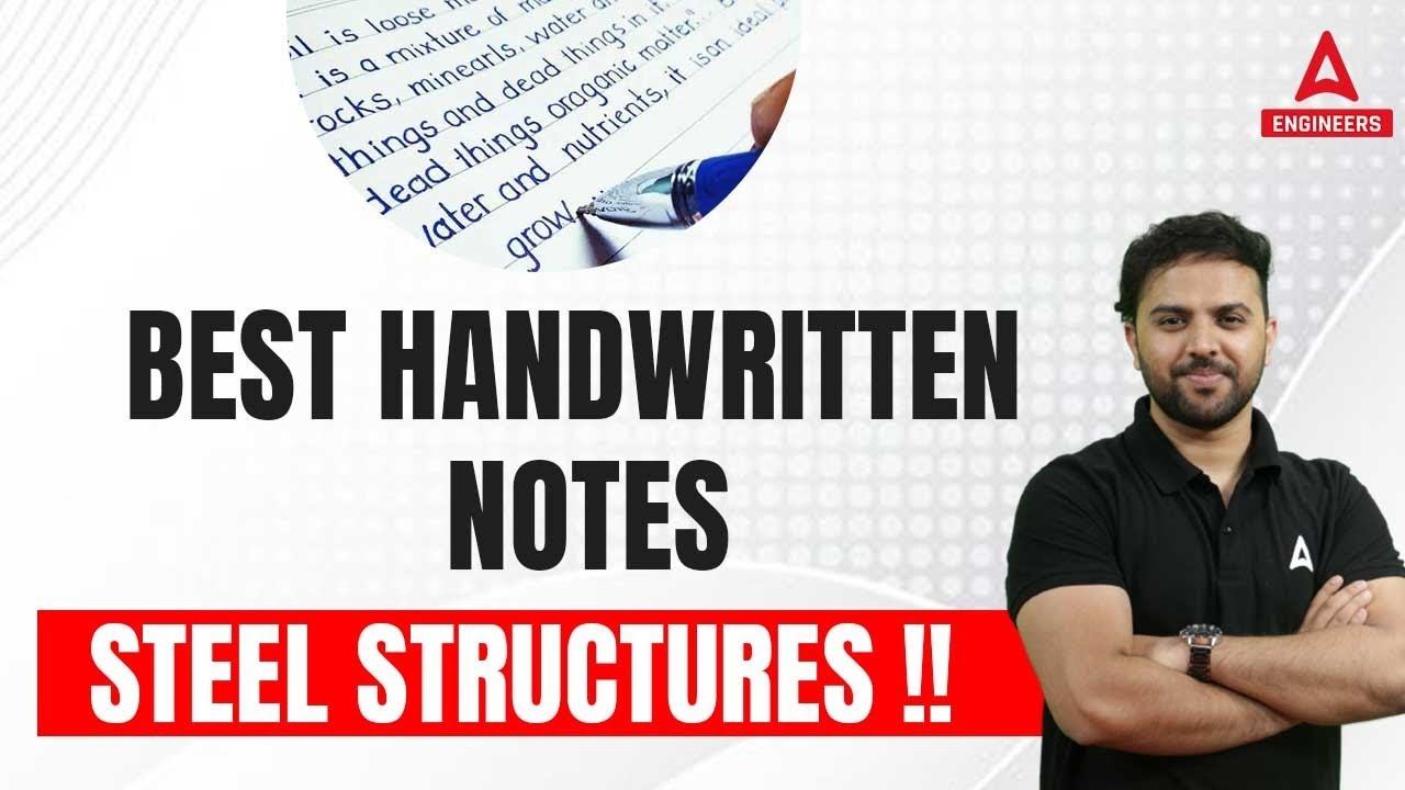 How To Make Hand Written Notes| Steel Structure | Tips & Tricks | By  Rehan Sir #steelstructure