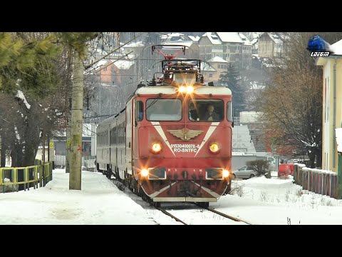 Clujeanca 40-0078-8 & IR1831 Galați-Cluj Napoca in Zăpadă/Snow in Vatra Dornei Băi 20 February 2021