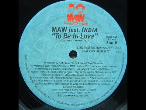 Masters At Work ft. India - To Be In Love (Ricanstruction Vocal)