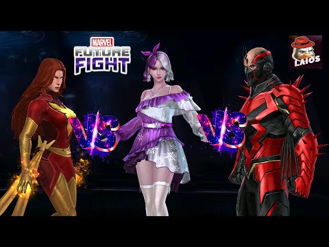 BLACK BOLT T4 VS. LUNA SNOW T4 VS. FENIX T4 / GBR / EN MARVEL FUTURE FIGHT / GAMEPLAY ESPAÑOL