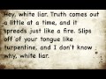 Miranda Lambert - White Liar Lyrics