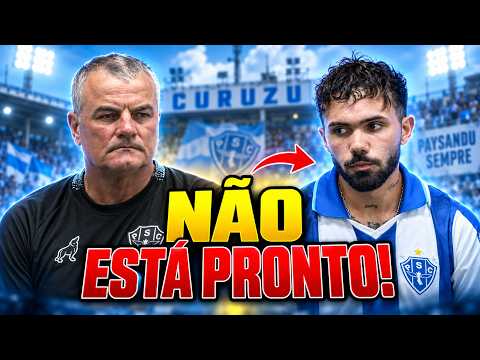 “NÃO TEM CONDIÇÃO”: FALA DO TÉCNICO SOBRE NICO CHAMA ATENÇÃO! PAYSANDU SC