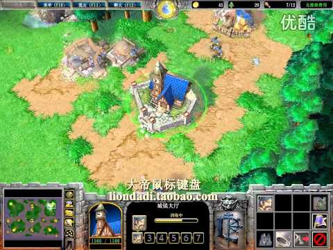 【不愧是前职业选手】魔兽争霸大帝ORC vs Tree EI LR超清版