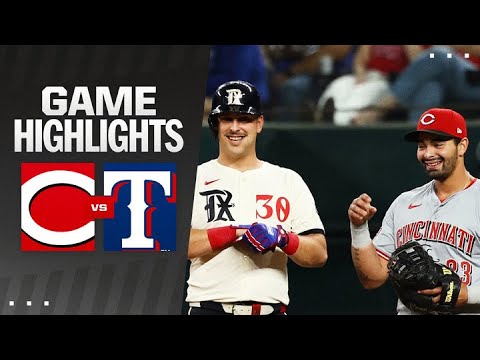 Reds vs. Rangers Game Highlights (4/26/24) | MLB Highlights