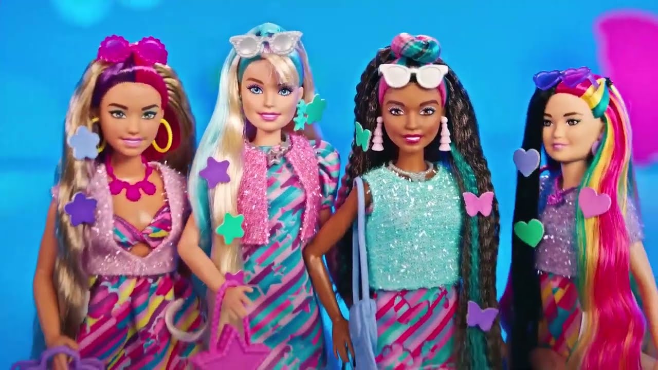 Barbie: Totally hair baba - Virág - Mattel videó