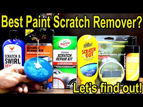 Best Car Paint Scratch Remover Let's find out! Turtle Wax, Meguiar's, 3M, Nu Finish, Carfidant