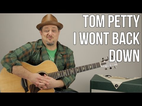 Tom Petty - I Won't Back Down - Guitar Lesson -  How to play on Acoustic Guitar