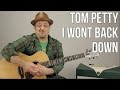 Tom Petty - I Won't Back Down - Guitar Lesson -  How to play on Acoustic Guitar