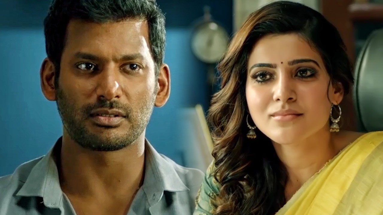 विशाल सामंथा पे भड़क गया | The Return of Abhimanyu Movie Scene | Samantha & Vishal Scene