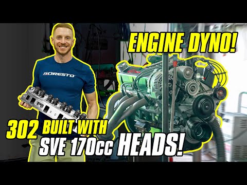 How much power? 302ci Small Block Ford Engine Build & Dyno w/ SVE 170cc Cylinder Heads
