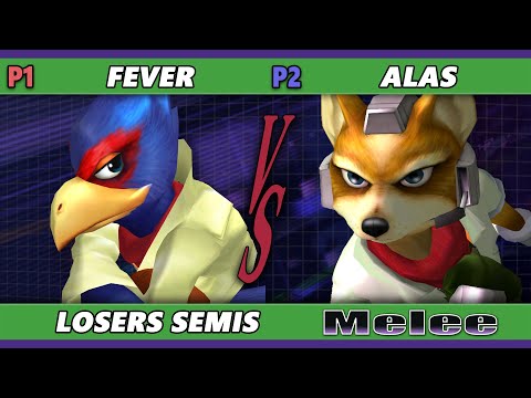 S@X 466 Losers Semis - Fever (Falco) Vs. Alas (Fox) Smash Melee - SSBM