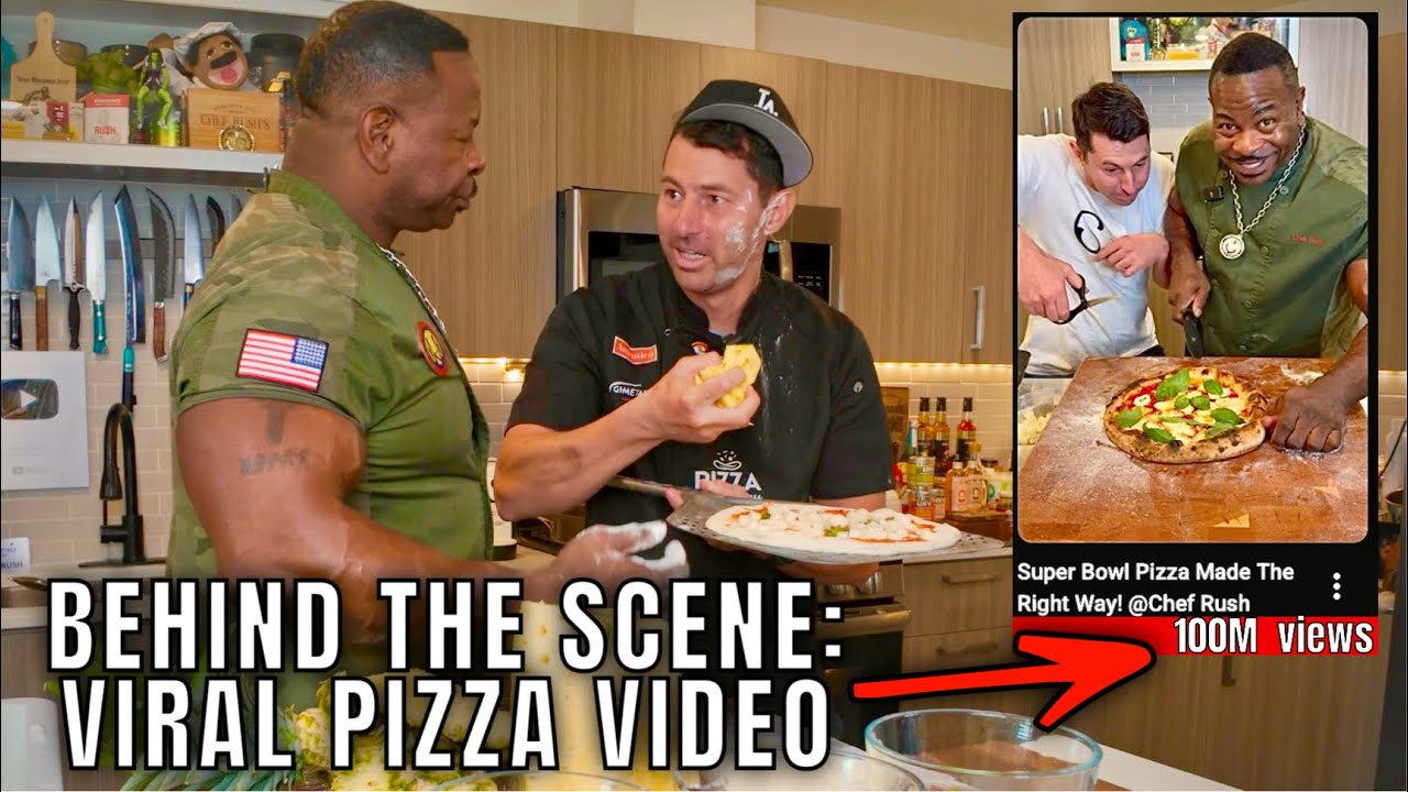 How I Made Viral Pizza Video With Chef Rush